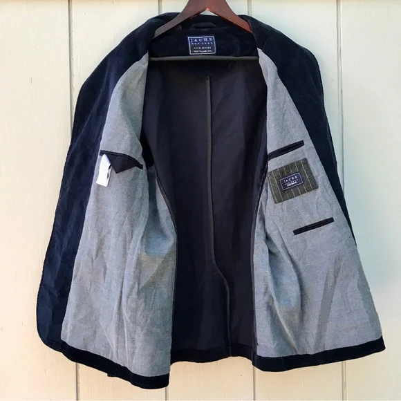 Jachs New York Navy Stretch Corduroy Blazer